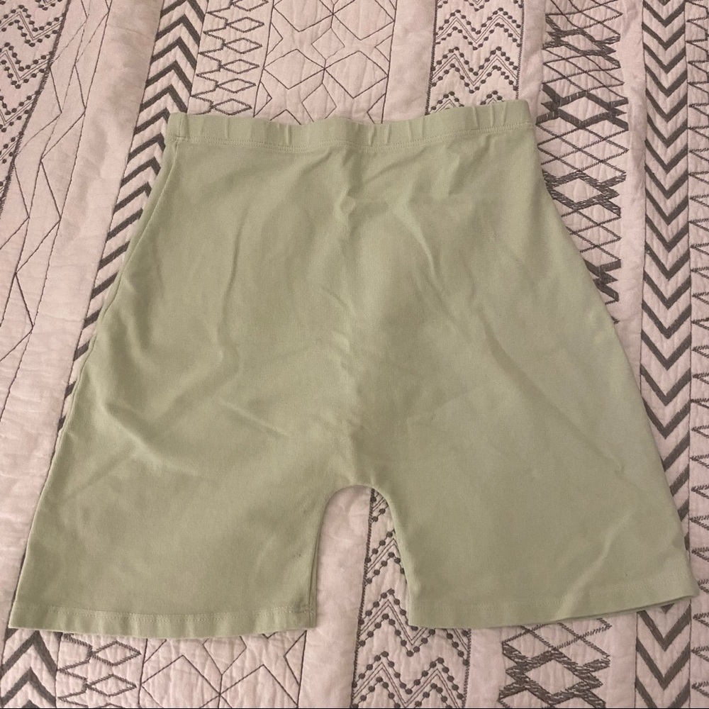 Pacsun Mint Green Biker Shorts